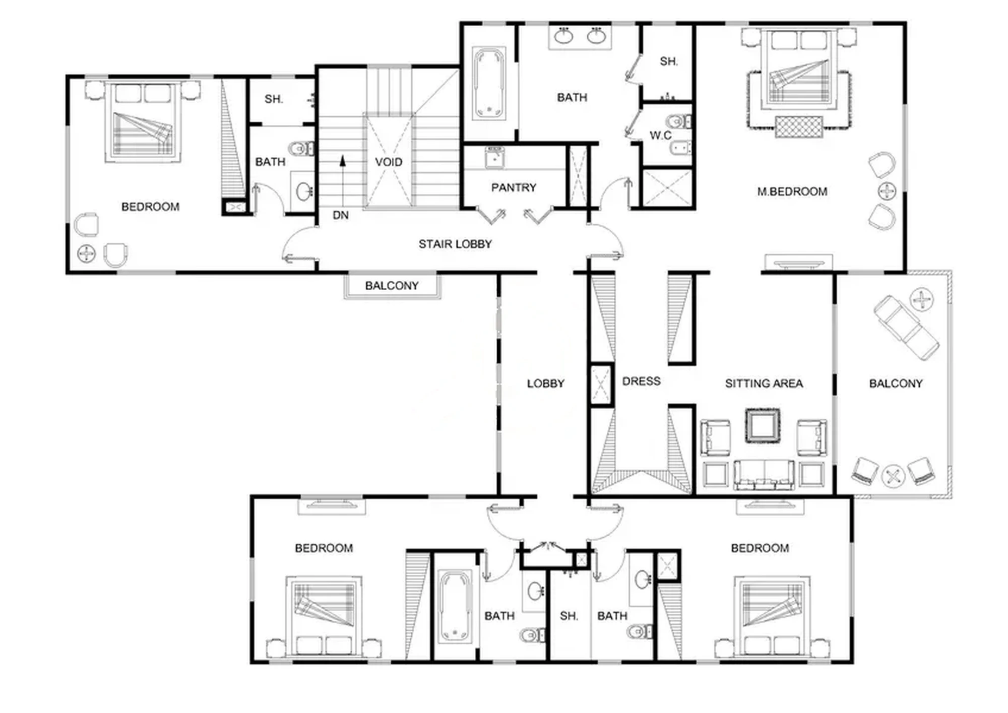 Supplied first floor plan